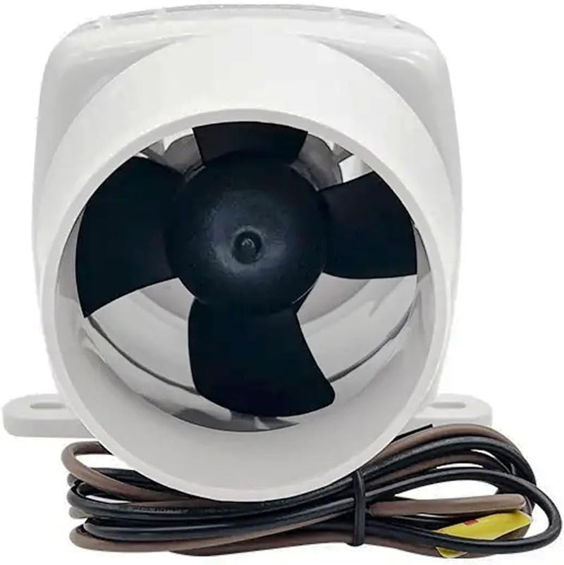 SAILINGFLO 3" In-line Marine Bilge Air Blower 12V 130CFM Centrifugal Bilge Fan (3") - Image 5